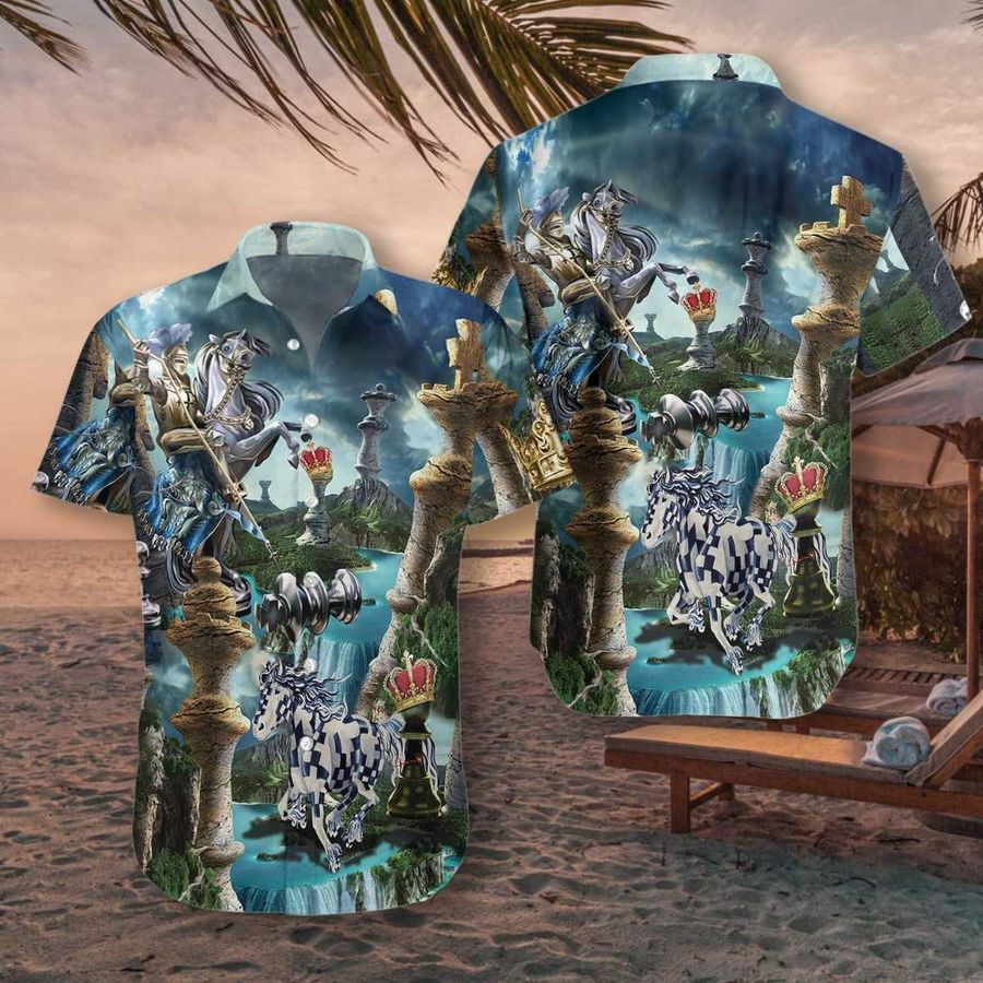 Chess In The Fiction Life Hawaiian Shirt Pre13418, Hawaiian shirt, beach shorts, One-Piece Swimsuit, Polo shirt, funny shirts, gift shirts