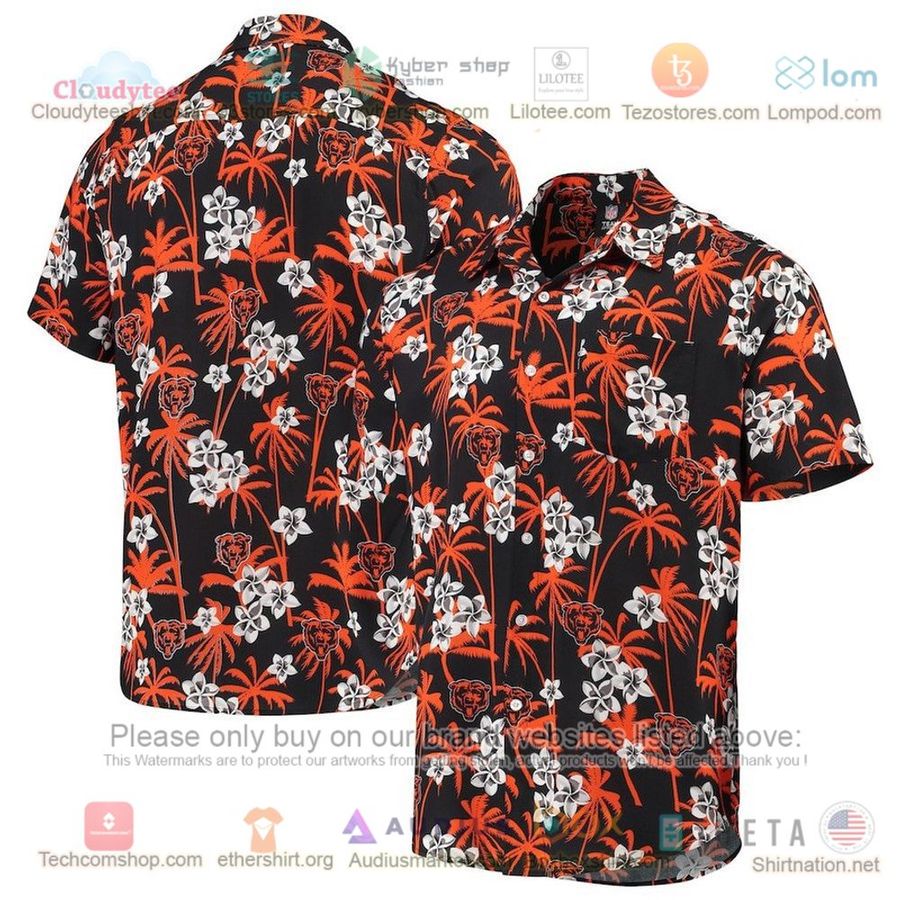 Chicago Bears Navy Floral Hawaiian Shirt – LIMITED EDITION