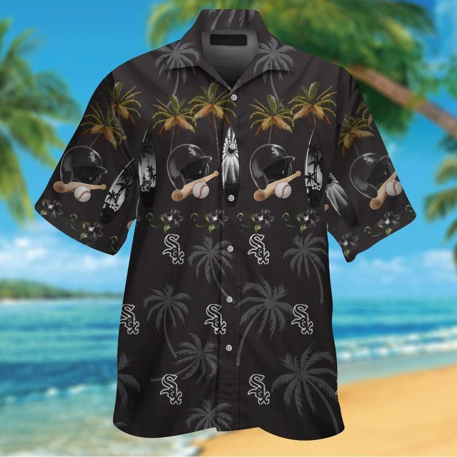 Chicago White Sox Short Sleeve Button Up Tropical Aloha Hawaiian Shirts For Men Women
