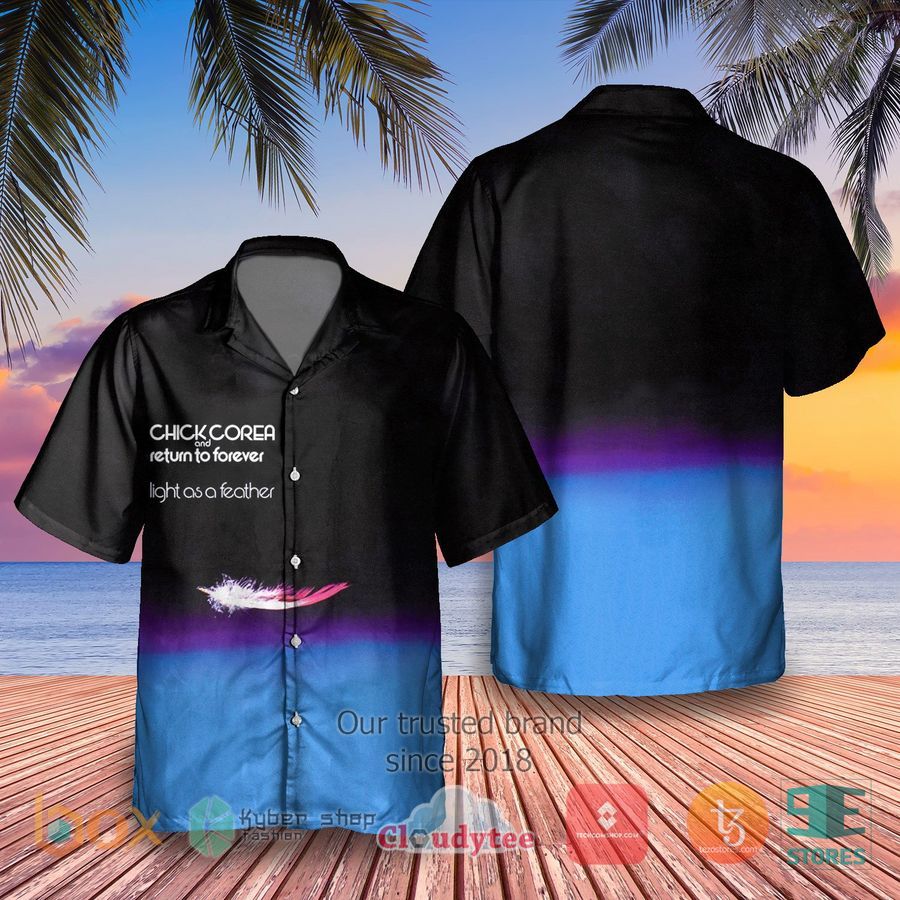 Chick Corea Return to Forever Light as a Feather Album Hawaiian Shirt – LIMITED EDITION