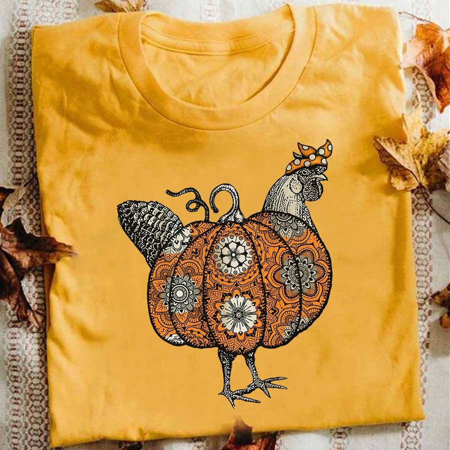 Chicken halloween pumpkin – Halloween chicken costume shirt, happy halloween