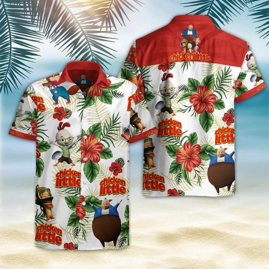 Chicken Little Hawaiian Shirt Pre13316, Hawaiian shirt, beach shorts, One-Piece Swimsuit, Polo shirt, funny shirts, gift shirts, Graphic Tee