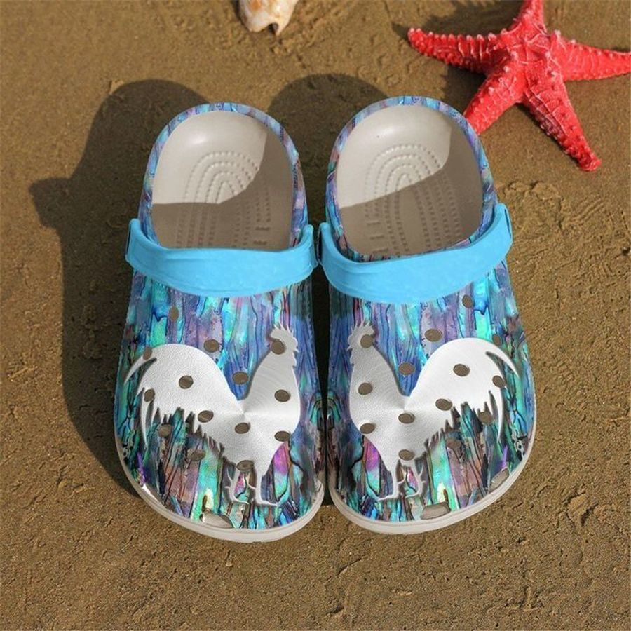 Chicken Metal Sku 597 Crocs Clog Shoes
