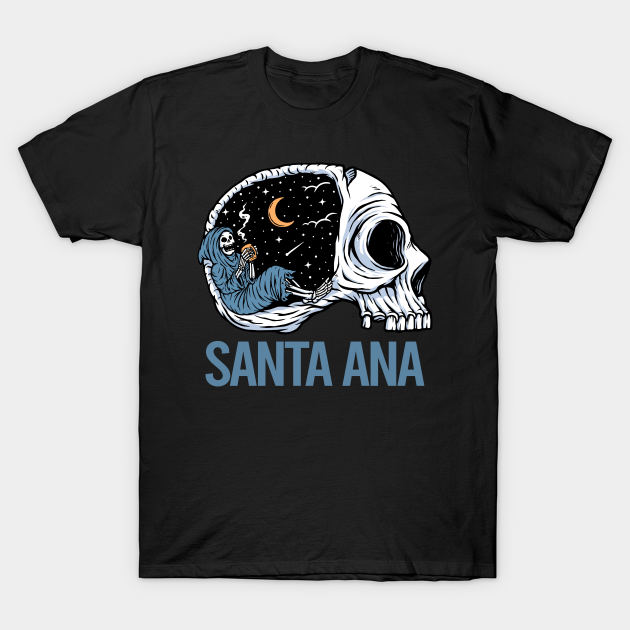 Chilling Skeleton Santa Ana.png T-shirt, Hoodie, SweatShirt, Long Sleeve