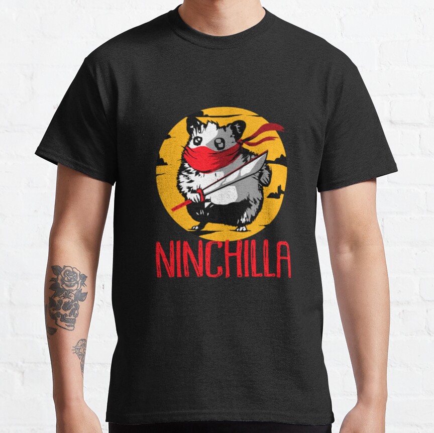 Chinchilla Gift Rodent Pet Hamster Hare Rabbit Classic T-Shirt