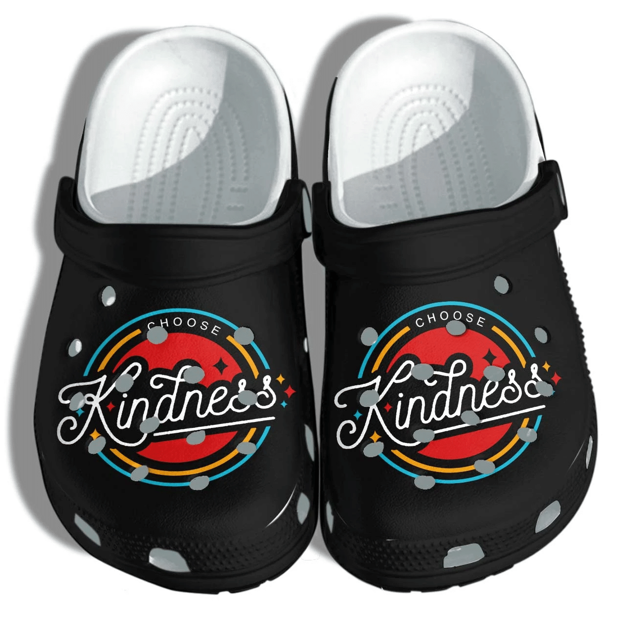 Choose Kindness Be Kind Gift For Lover Rubber Crocs Crocband Clogs, Comfy Footwear