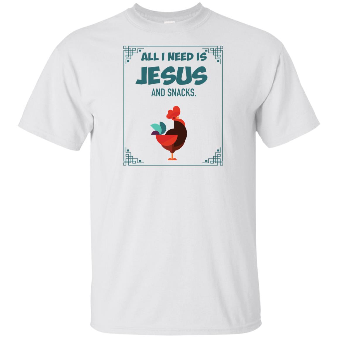 Christian Jesus and Snacks Funny Shirt