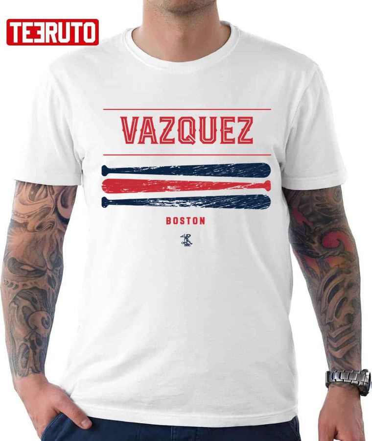 Christian Vazquez Vintage Baseball Bat Unisex T-Shirt