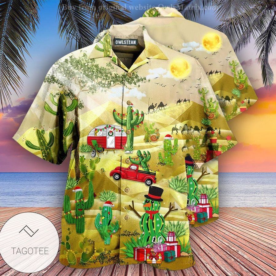 Christmas Life Is Better With A Cactus Edition Hawaiian Shirt