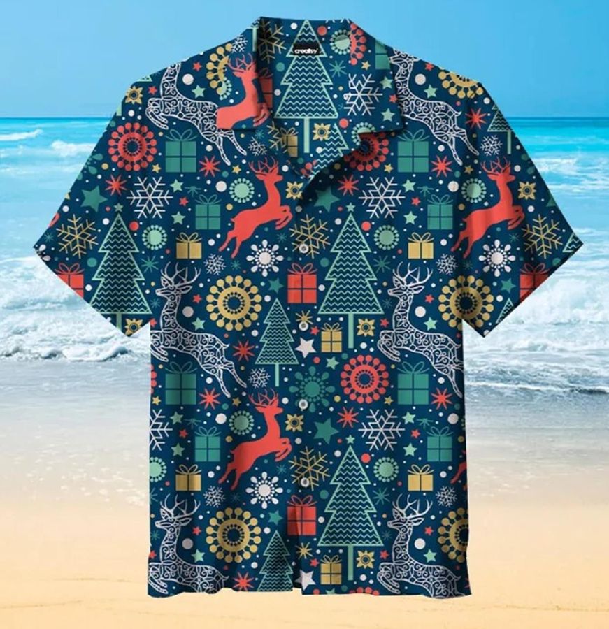 Christmas Pattern Hawaiian Shirt