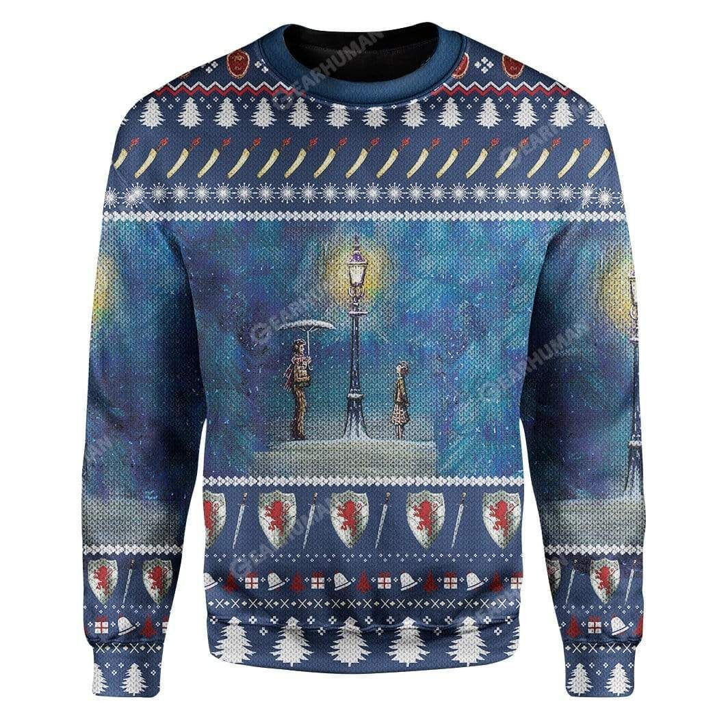 Chronicles Of Narnia Ugly Christmas Sweater All Over Print Sweatshirt