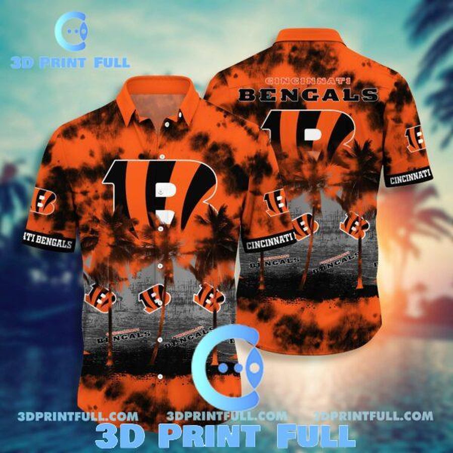 Cincinnati Bengals Hawaiian Shirt Short Style Hot Trending