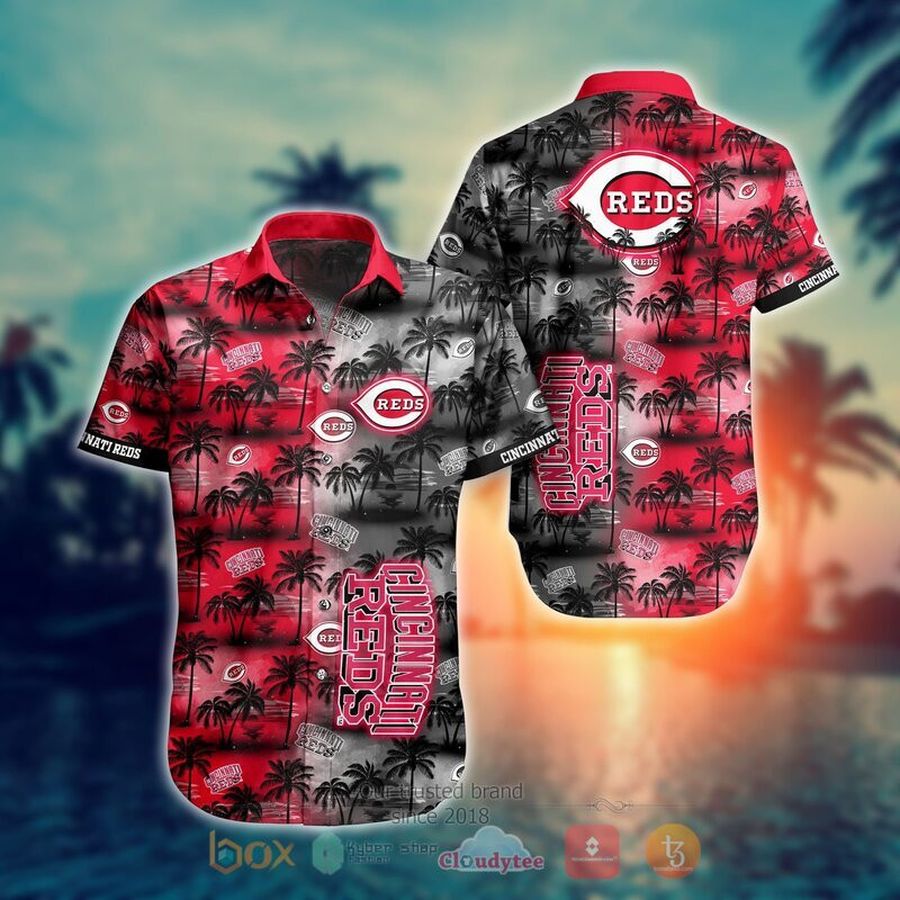 Cincinnati Reds Style Hawaiian Shirt Short