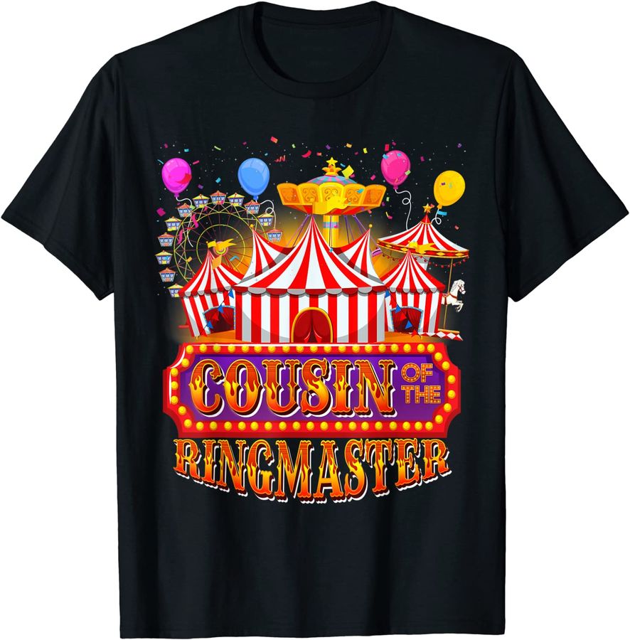 Circus Carnival Birthday Cousin Of The Ringmaster Birthday