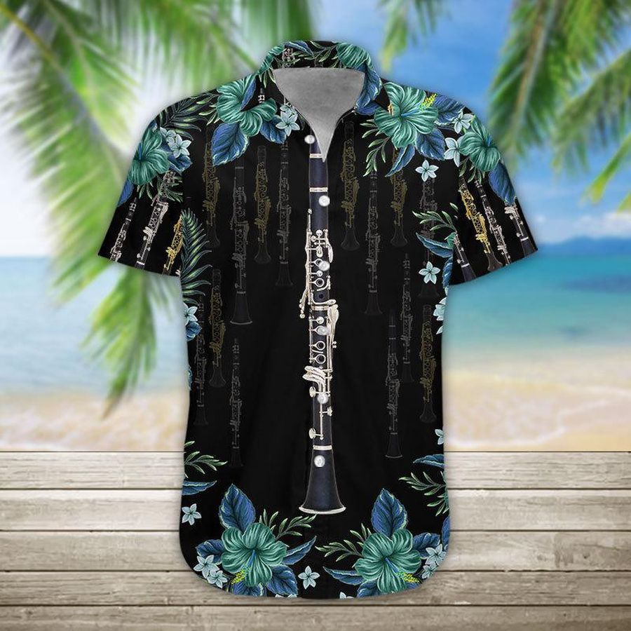 Clarinet Unisex Hawaiian Shirt Pre13362, Hawaiian shirt, beach shorts, One-Piece Swimsuit, Polo shirt, funny shirts, gift shirts, Graphic Tee
