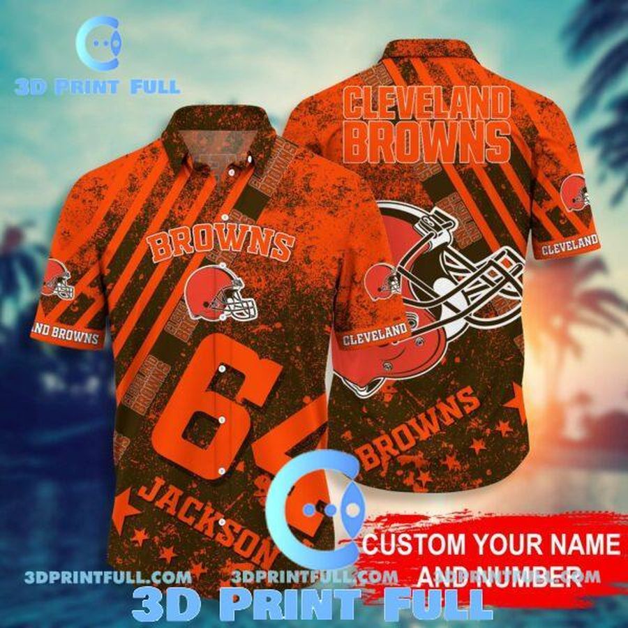 Cleveland Browns Hawaiian Shirt Personalized Style Hot Trending