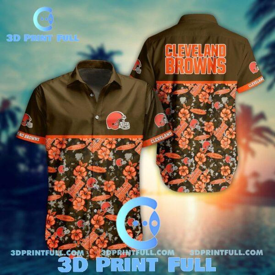 Cleveland Browns Hawaiian Shirt Trending Style Summer