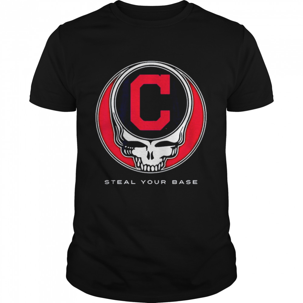 Cleveland Indians Grateful Dead Steal Your Base Shirt