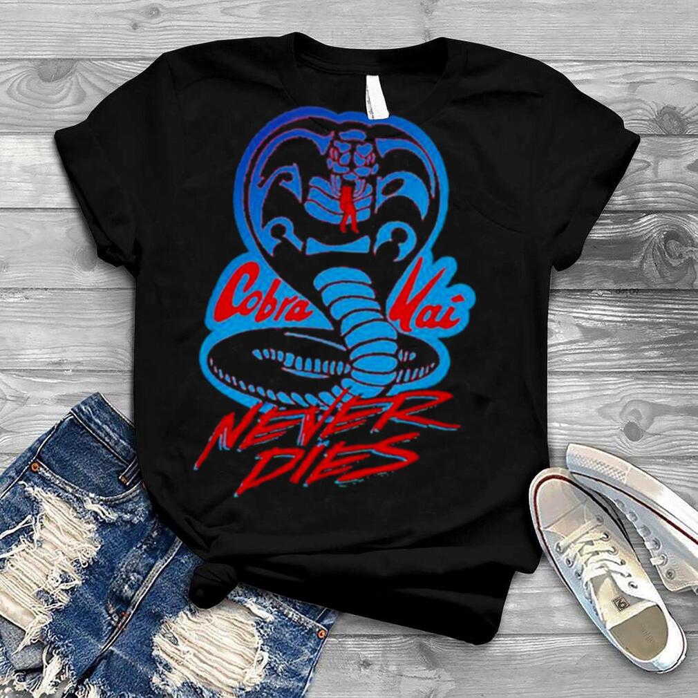 Cobra Kai Season 5 Never Dies Cobra Logo T Shirt