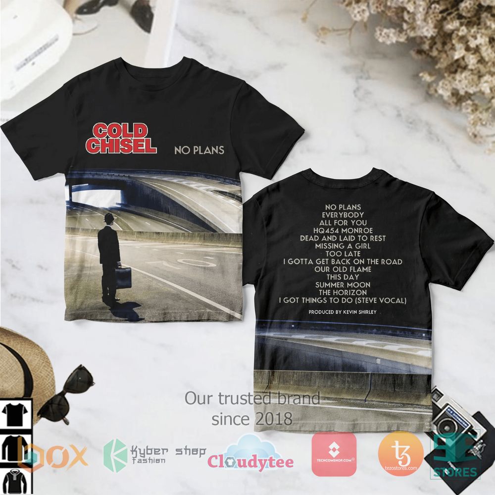 Cold Chisel No Plans Album 3D Shirt – LIMITED EDITION