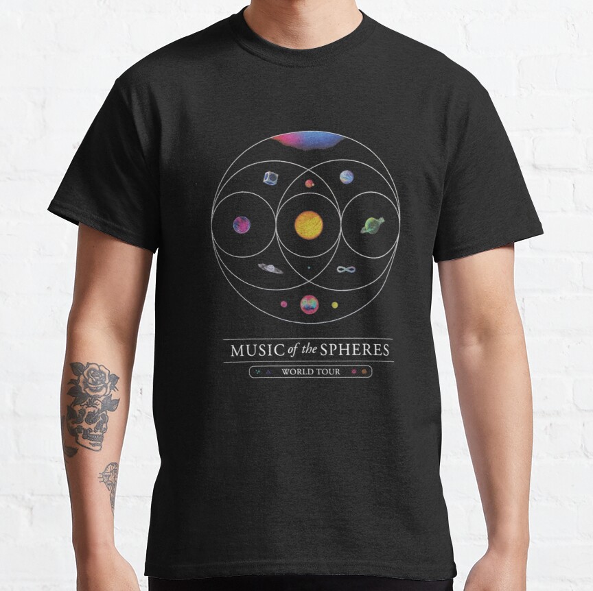 Cold.Play Music of The Sphere.s Tour 2022 Shirt Cold.Play Worl.d Tour Classic T-Shirt