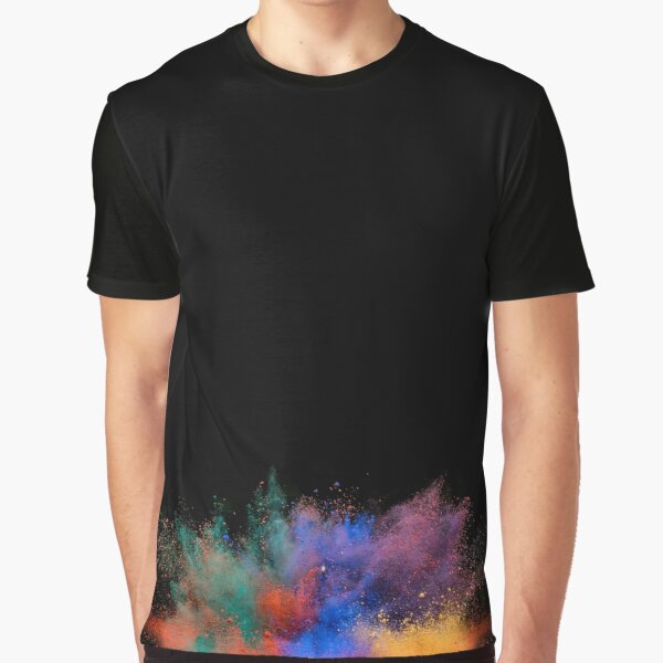 Color Splash Graphic T-Shirt