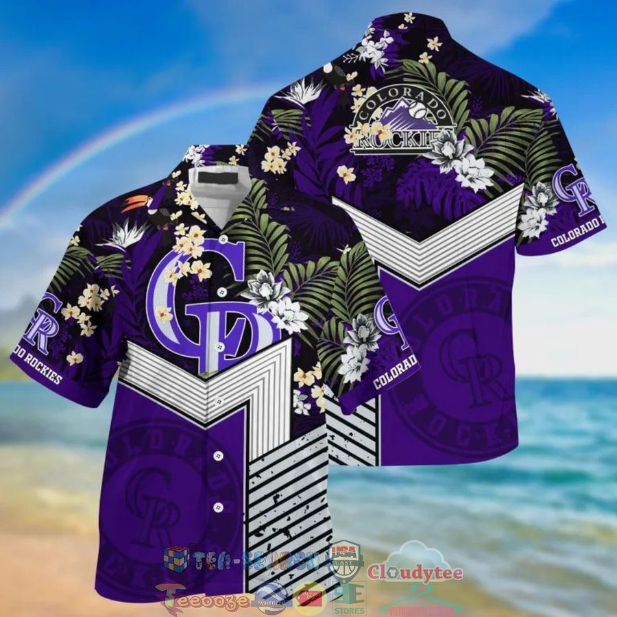 Colorado Rockies MLB Tropical Hawaiian Shirt And Shorts – Saleoff