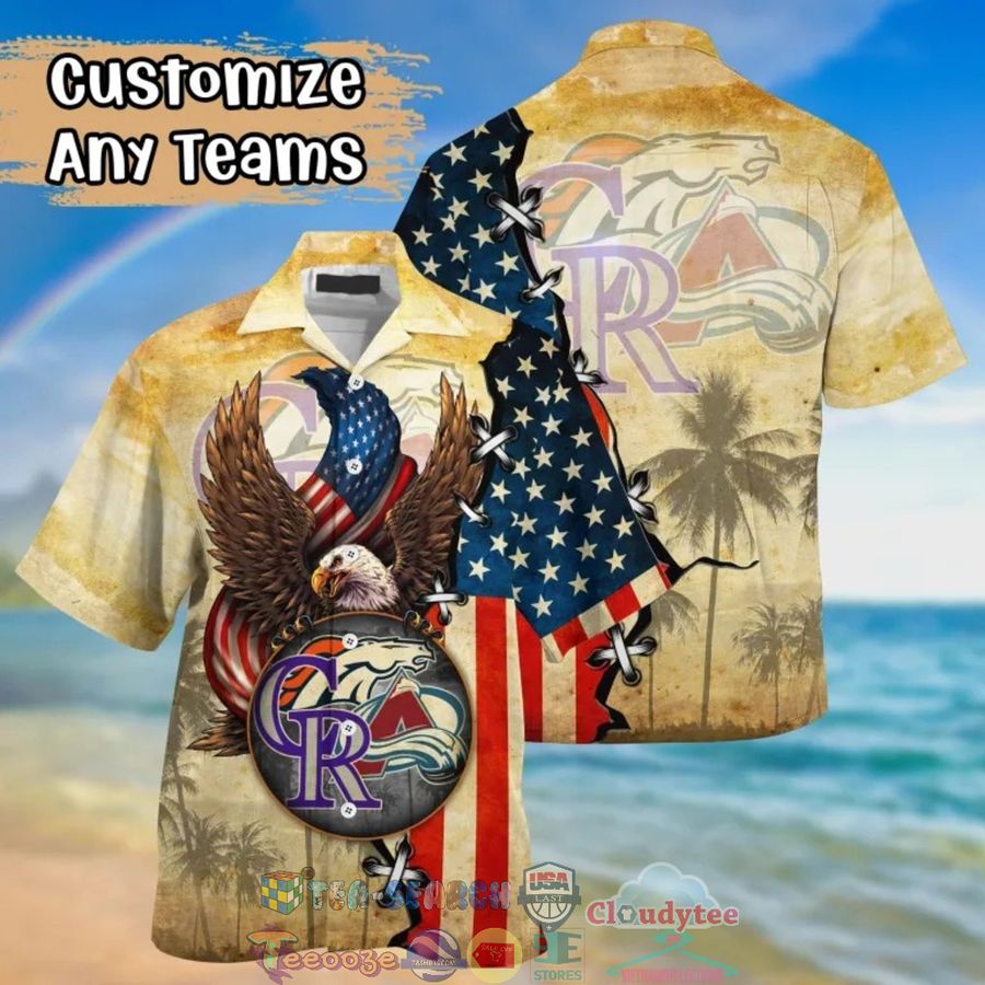 Colorado Sport Teams Eagle 4th Of July Hawaiian Shirt – Saleoff