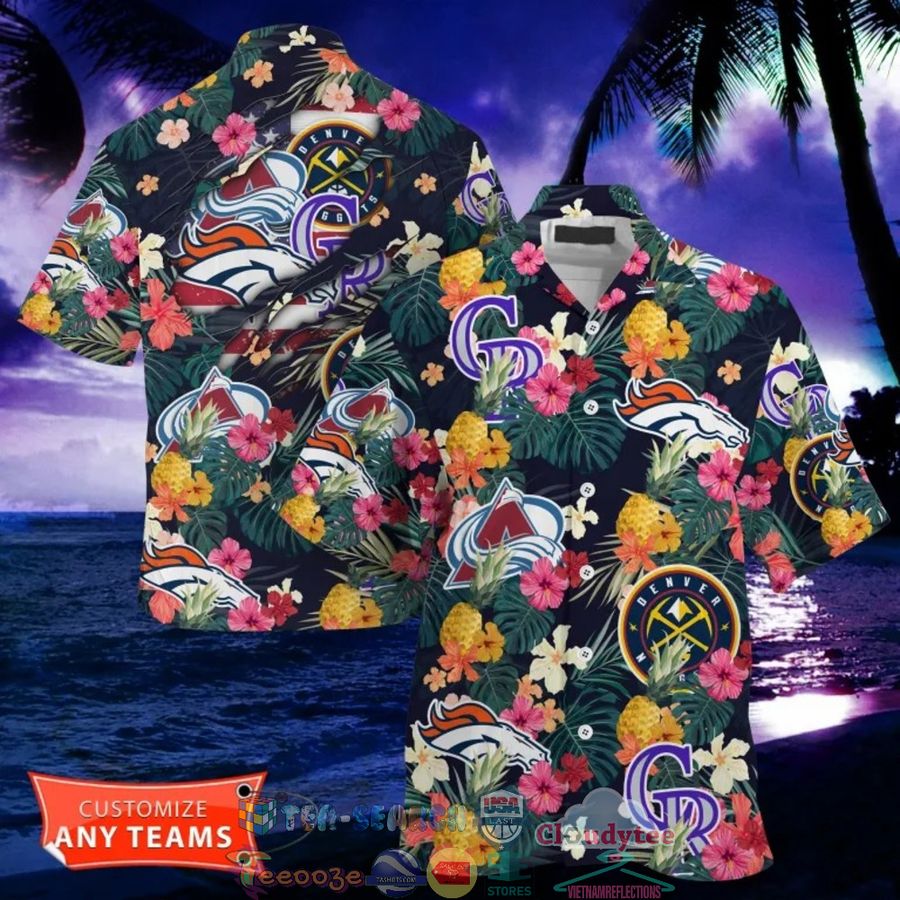 Colorado Sport Teams Pineapple Tropical Hawaiian Shirt – Saleoff