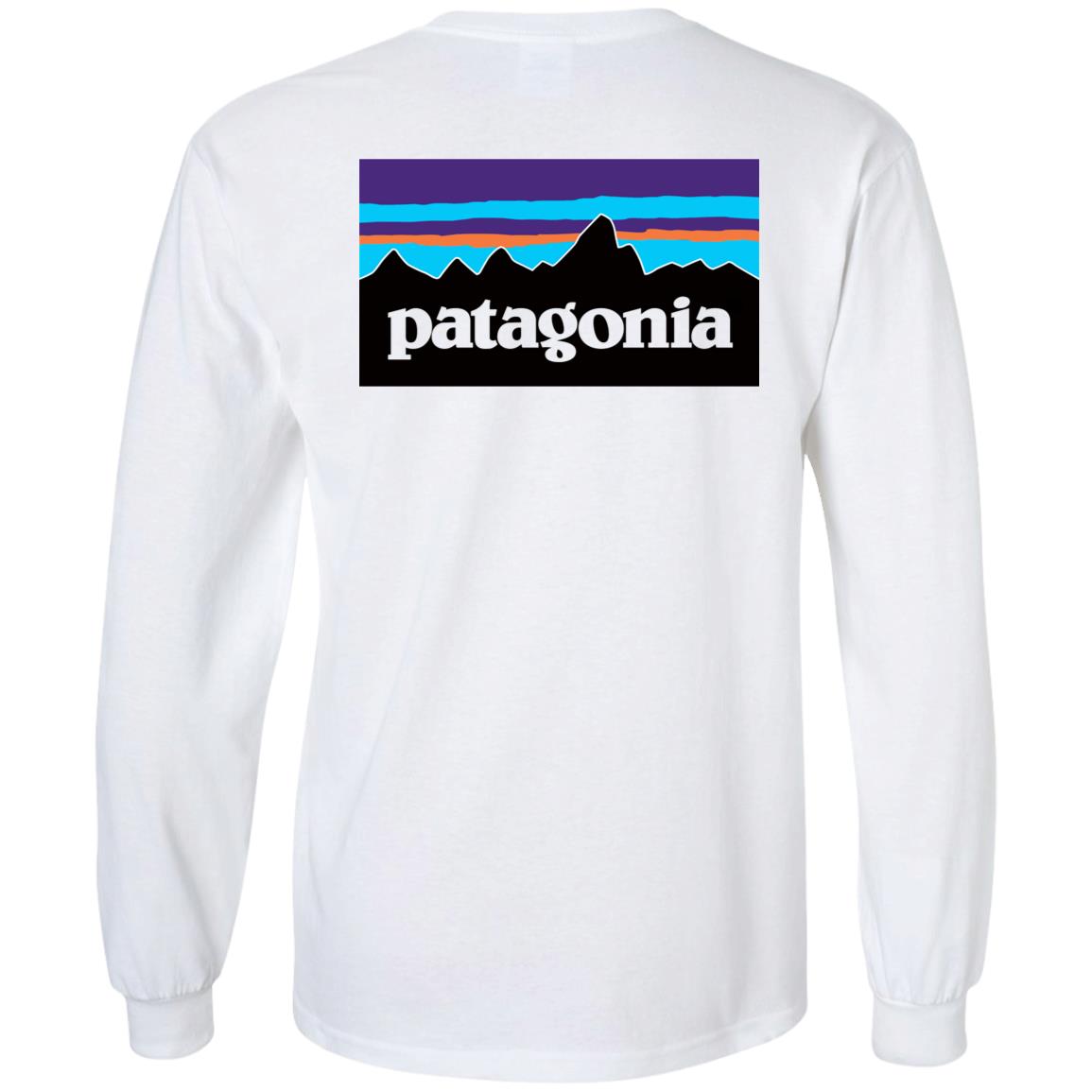 Colorblock Hoodie Patagonia P-6 Logo Long Sleeve Tee