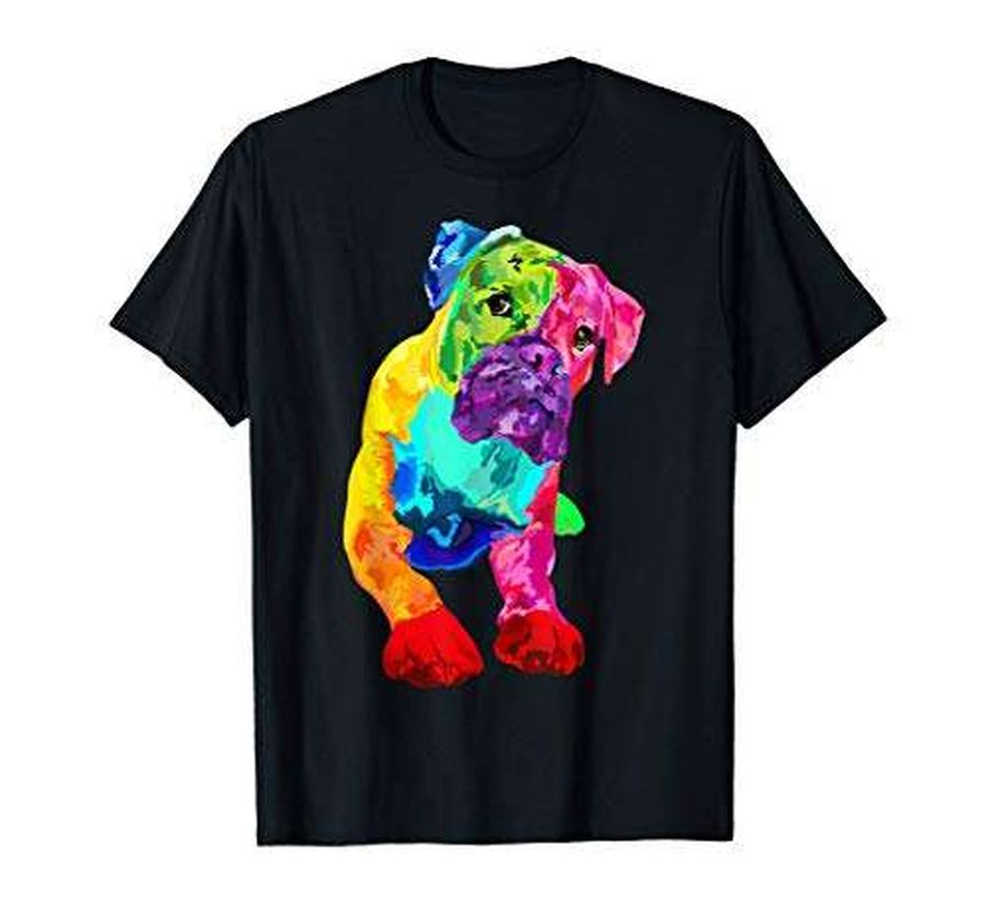 Colorful Boxer – Boxer Dog, Dog Lover