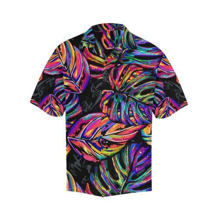 Colorful Leaf Hawaiian Shirt Pre10754, Hawaiian shirt, beach shorts, One-Piece Swimsuit, Polo shirt, funny shirts, gift shirts, Graphic Tee