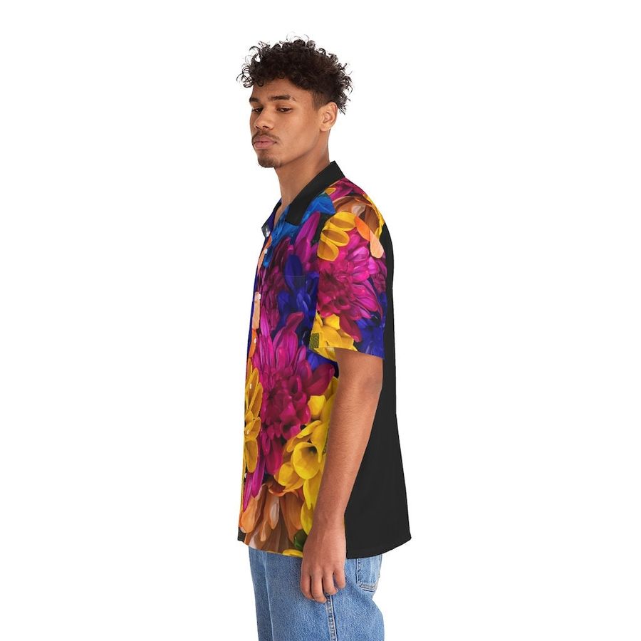 Colorful Men's Hawaiian Shirt-1