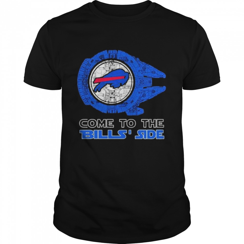 Come To The Buffalo Bills’ Side Star Wars Millennium Falcon Shirt, Tshirt, Hoodie, Sweatshirt, Long Sleeve, Youth, funny shirts, gift shirts