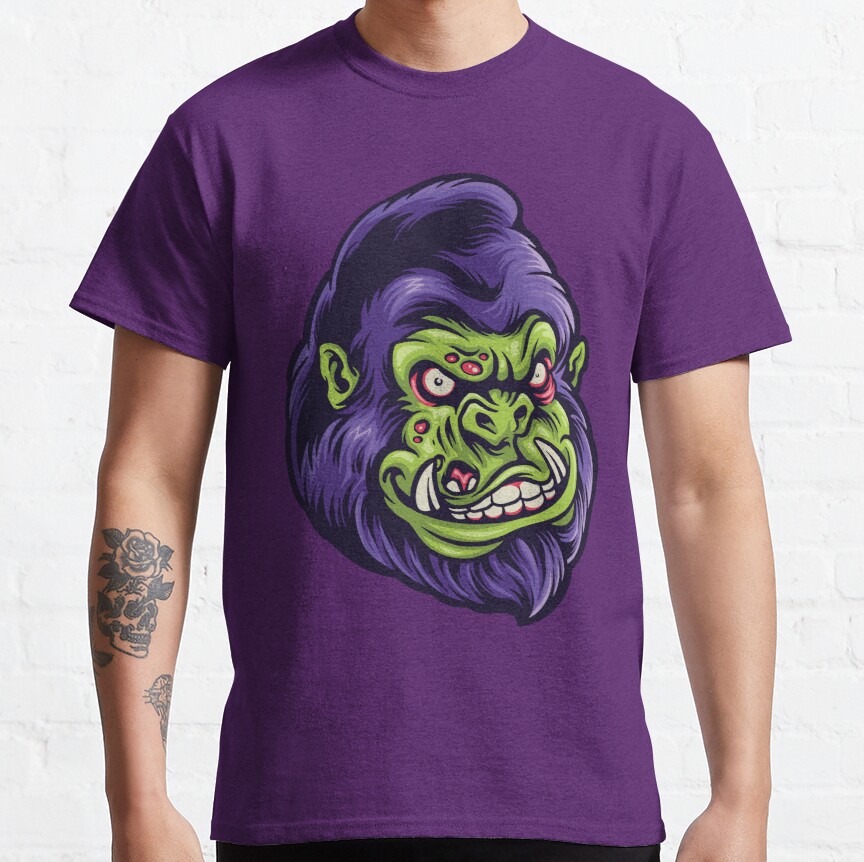 Cool Gorilla Head Classic T-Shirt