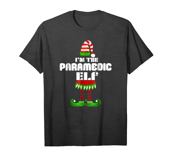 Cool I'm The Paramedic Elf Matching Family Christmas T Shirt Unisex T-Shirt