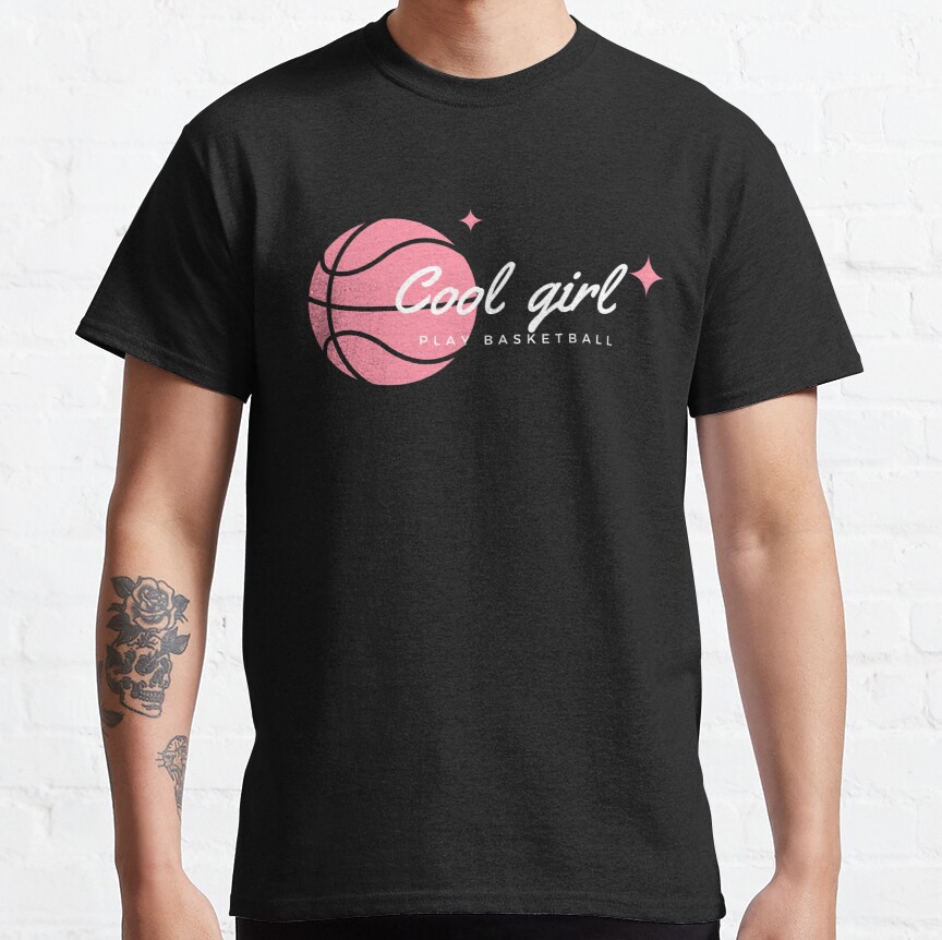 cool my girl play basketball Classic T-Shirt