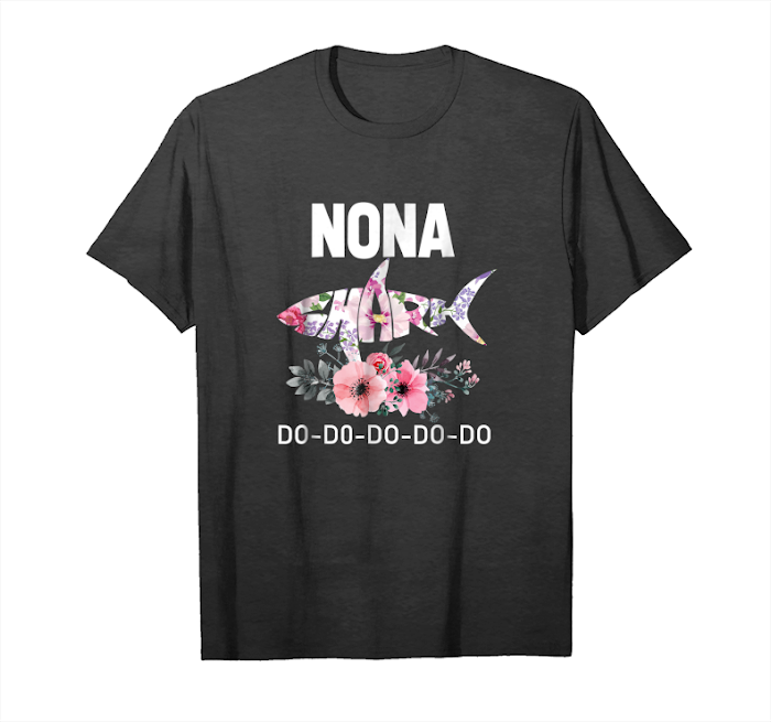 Cool Nona Shark Doo Doo Doo Funny T Shirt Unisex T-Shirt