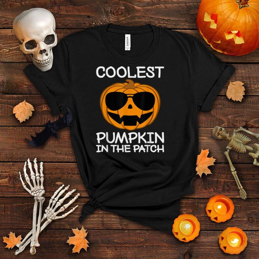 Coolest Pumpkin In The Patch Funny Scary Halloween T Shirt
