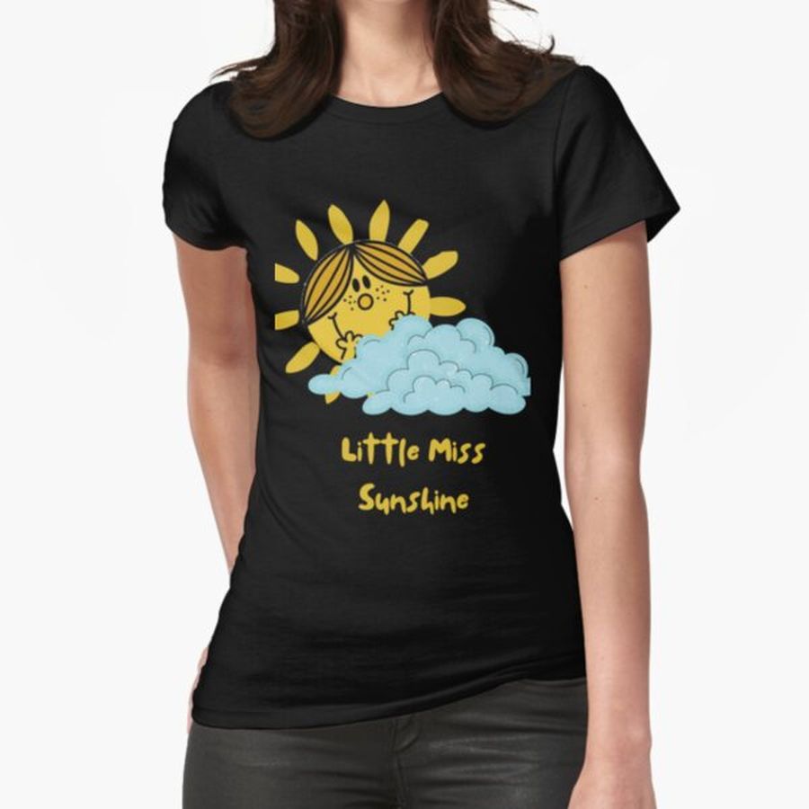 Copy of Copy of I'm Always Sunshine, Trendy Happy Little Miss Sunshine , cute Small Little Miss  Fitted T-Shirt
