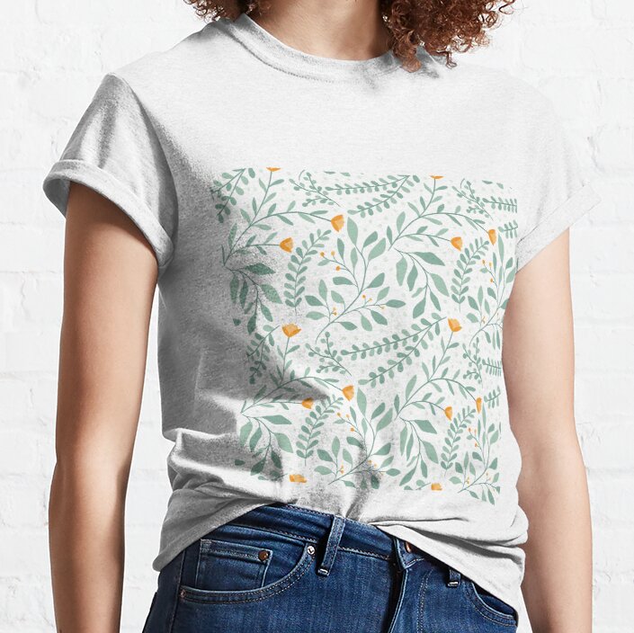 Copy of Vintage Flowerpattern Classic T-Shirt