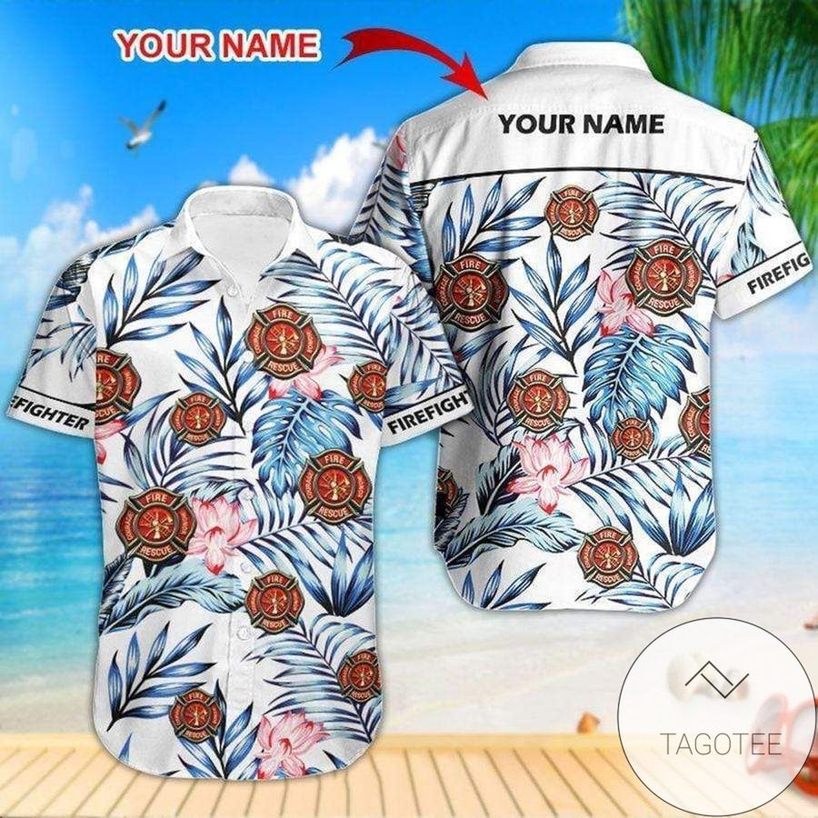 Cover Your Body With Amazing Hawaiian Aloha Shirts Firefighter Sign