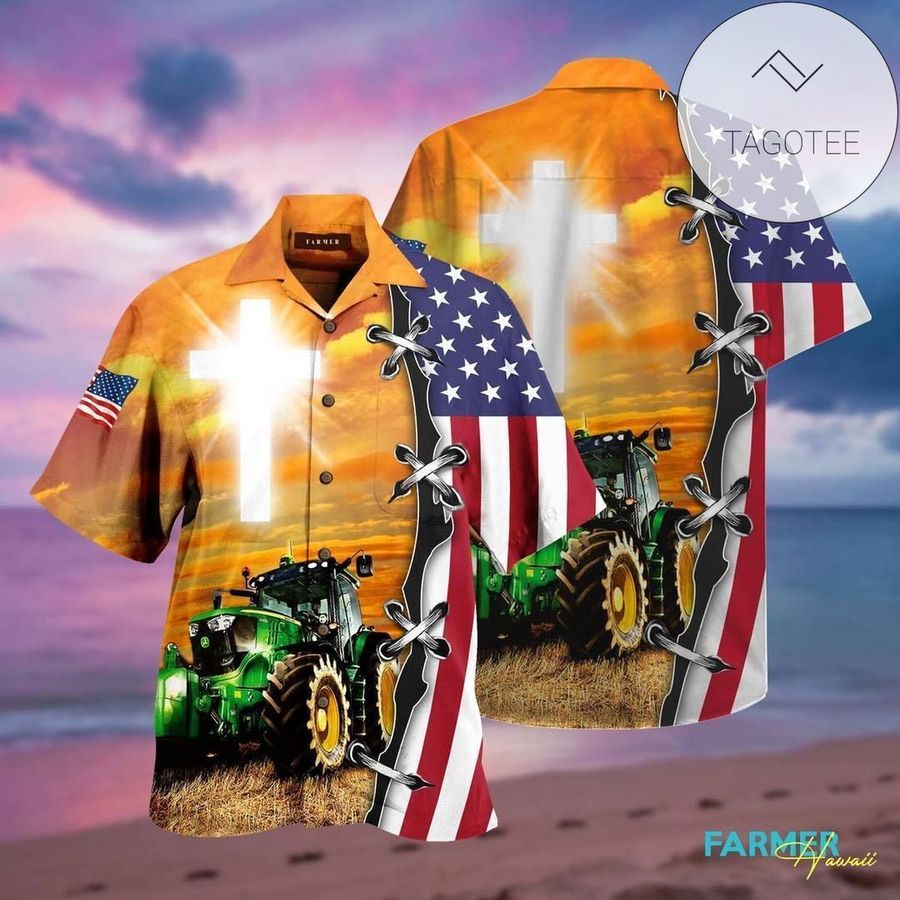 Cover Your Body With Amazing Jeep God American Flag Hawaiian Aloha Shirts