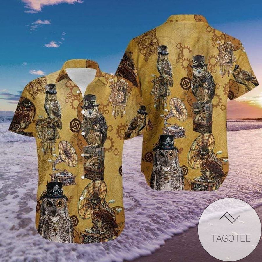 Cover Your Body With Amazing Owl Vintage Hawaiian Aloha Shirts