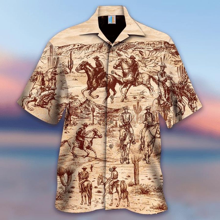 Cowboy Hawaiian Shirt Pre11545, Hawaiian shirt, beach shorts, One-Piece Swimsuit, Polo shirt, funny shirts, gift shirts, Graphic Tee