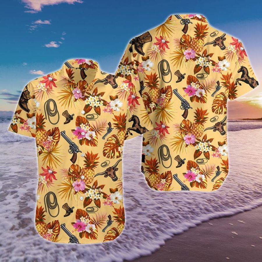 Cowboy Hawaiian Shirt Pre13317, Hawaiian shirt, beach shorts, One-Piece Swimsuit, Polo shirt, funny shirts, gift shirts, Graphic Tee