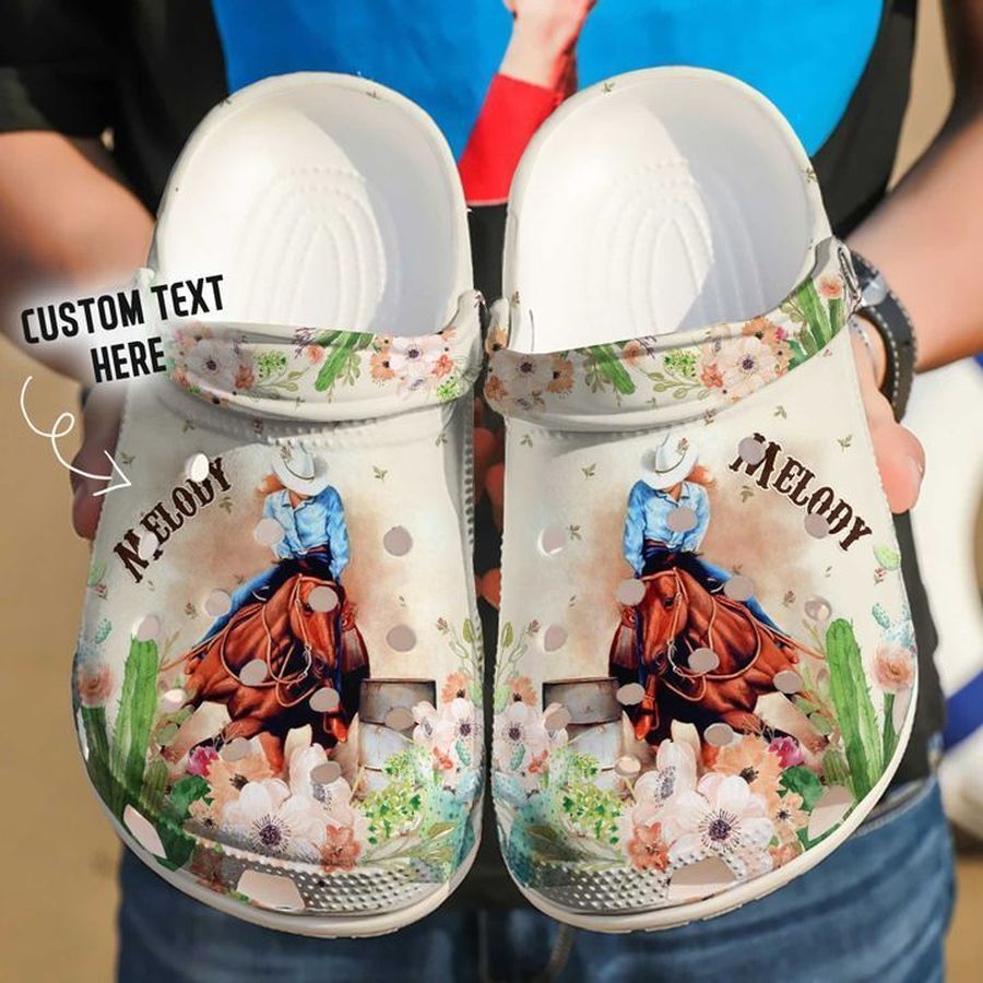 Cowgirl Personalized Up Sku 671 Crocs Clog Shoes