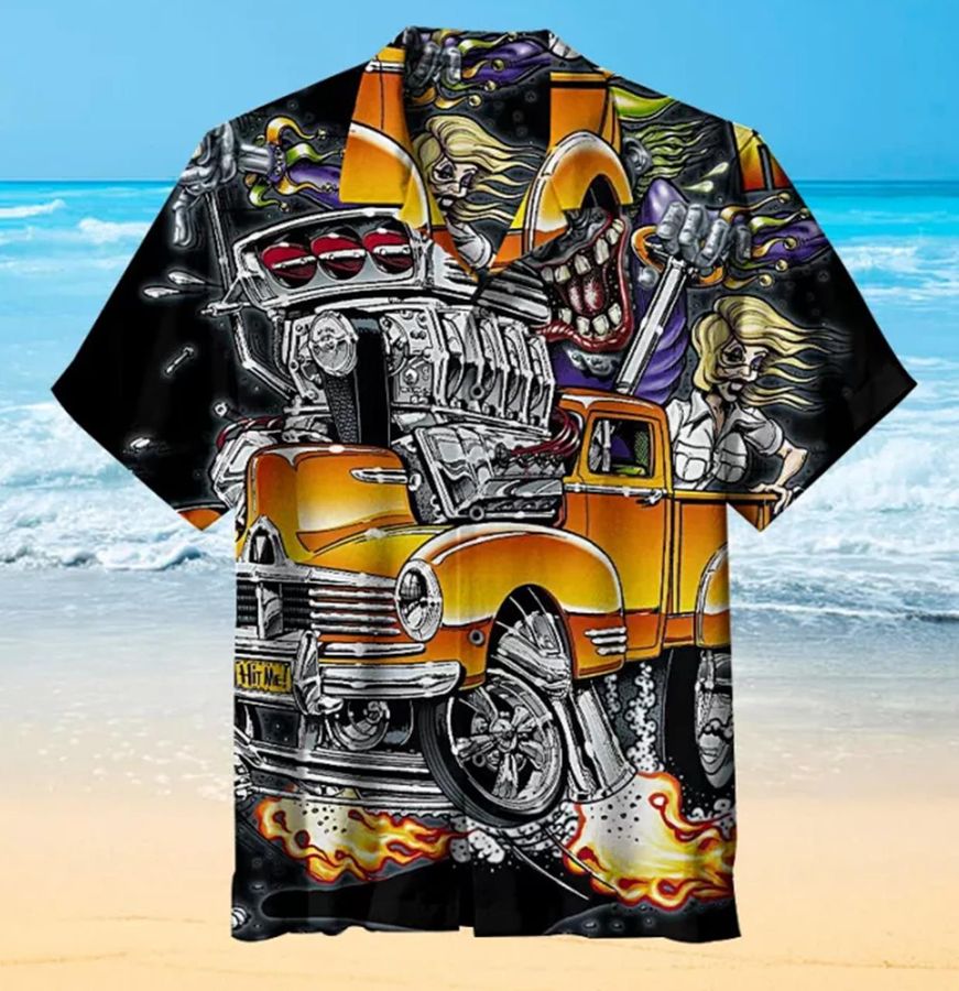 Crazy Classic Car Hawaii Shirt