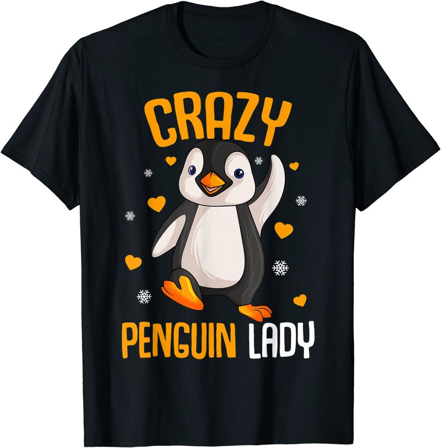 Crazy Penguin Lady Girl Women_1