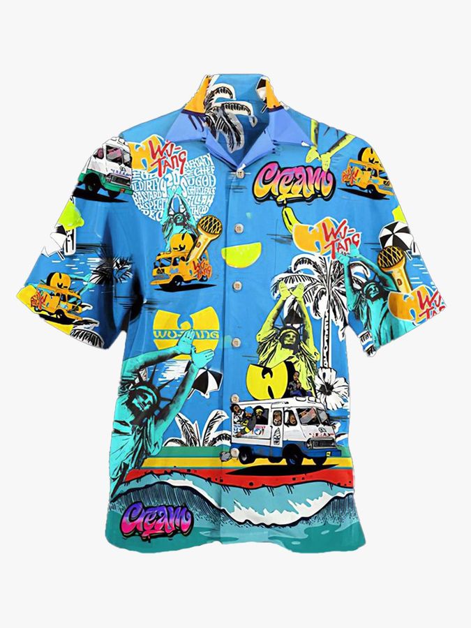 Cream Hawaiian Shirt Pre11526, Hawaiian shirt, beach shorts, One-Piece Swimsuit, Polo shirt, funny shirts, gift shirts, Graphic Tee